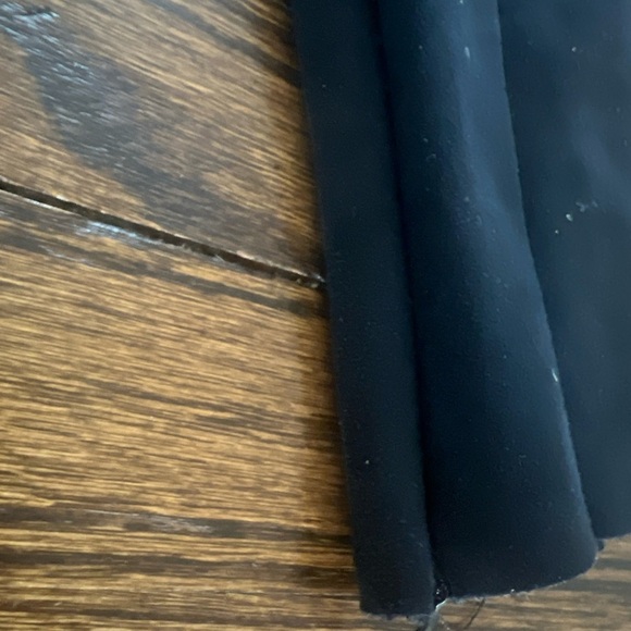 ZARA Women’s Faux Suede Legging Pants with Zippered Ankles Black Size Medium - Picture 3 of 5